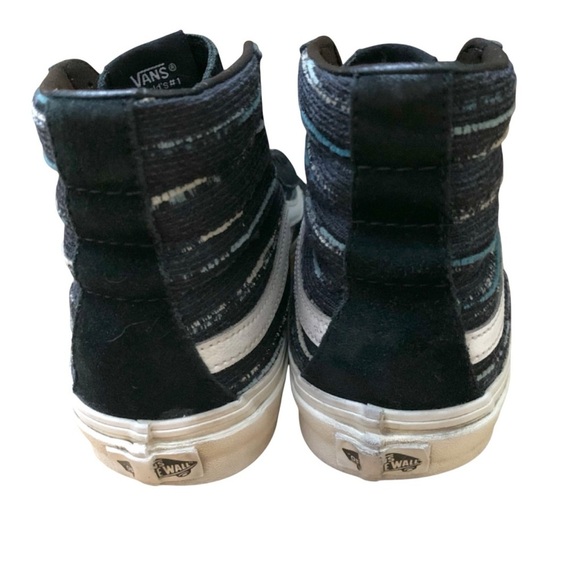 Vans sk8 hi Slim /Black Multi-Color/M8 W Men’s 8.5 Street Style Classic Sneakers - Picture 5 of 8